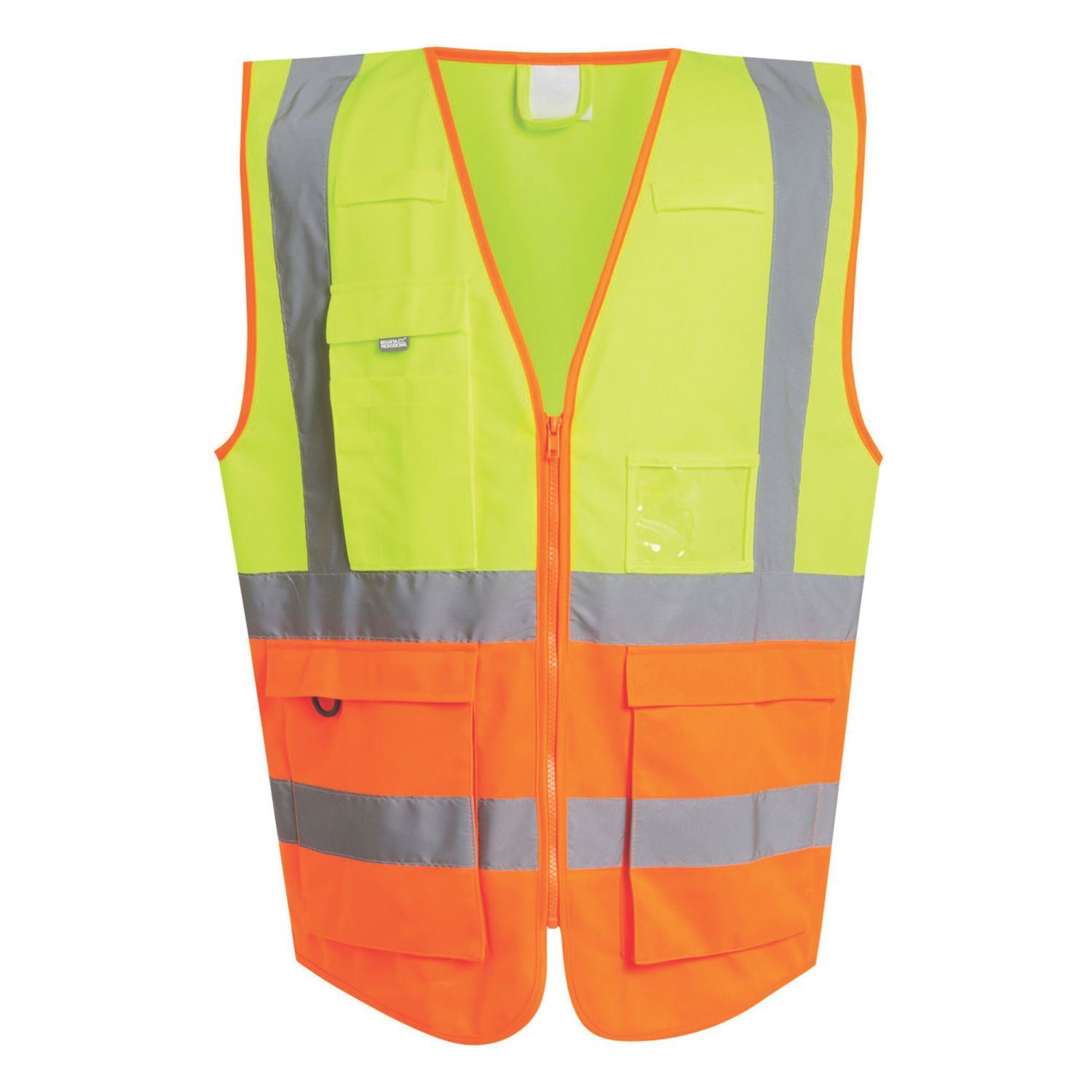 Regatta Pro Executive Hi-Vis Vest Yellow/Orange Small 37.5" Chest (680VF)