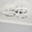 Spa Chios LED Bathroom Ceiling Light Fitting Chrome 26W 900lm