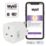 LAP Myko  13A Smart Plug with Energy Monitoring White/Grey
