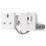 British General  13A Modular Key Switch Switched Socket White