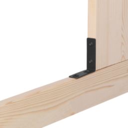 Magnodur Chair Brackets Black 100mm x 100mm x 20mm 12 Pack