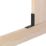 Magnodur Chair Brackets Black 100mm x 100mm x 20mm 12 Pack