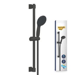 Grohe Vitalio Start 110 Shower Rail Set Matt Black