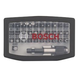 Bosch 1/4 Hex Shank Mixed Screwdriver Bit Set 32 Pieces - Screwfix