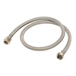 Essentials Flexible Tap Connector 15mm x 1/2" x 1000mm