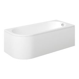 Georgia Shower Bath Right-Hand Acrylic No Tap Holes 1700mm