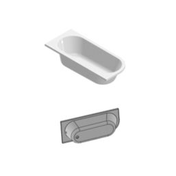 Georgia Shower Bath Right-Hand Acrylic No Tap Holes 1700mm