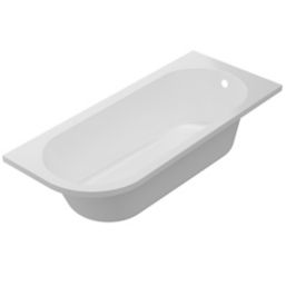 Georgia Shower Bath Right-Hand Acrylic No Tap Holes 1700mm