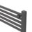 Flomasta 1800mm x 600mm 2890BTU Anthracite Flat  Towel Radiator