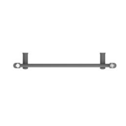 Flomasta 1800mm x 600mm 2890BTU Anthracite Flat  Towel Radiator