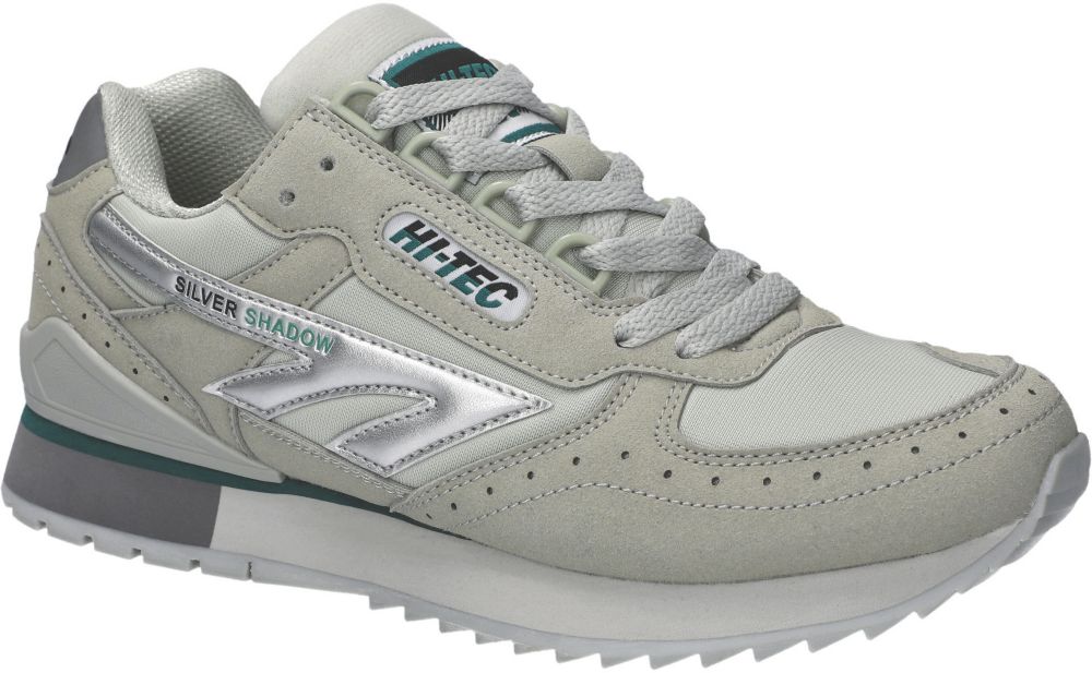 Hi-Tec Silver Shadow OG Size 10 Silver Water-Resistant Non Safety