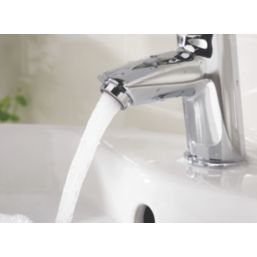 Bristan Orta Chrome-Plated 130mm Standard Lever Mono Basin Mixer Tap  With Clicker Waste