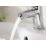 Bristan Orta Chrome-Plated 130mm Standard Lever Mono Basin Mixer Tap  With Clicker Waste