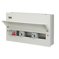 Crabtree Starbreaker 20-Module 12-Way Part-Populated  Dual RCD Consumer Unit with SPD