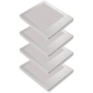 Sensio Horizon Pro Rectangular LED Under Cabinet Lights Steel 14.4W 250lm 4 Pack