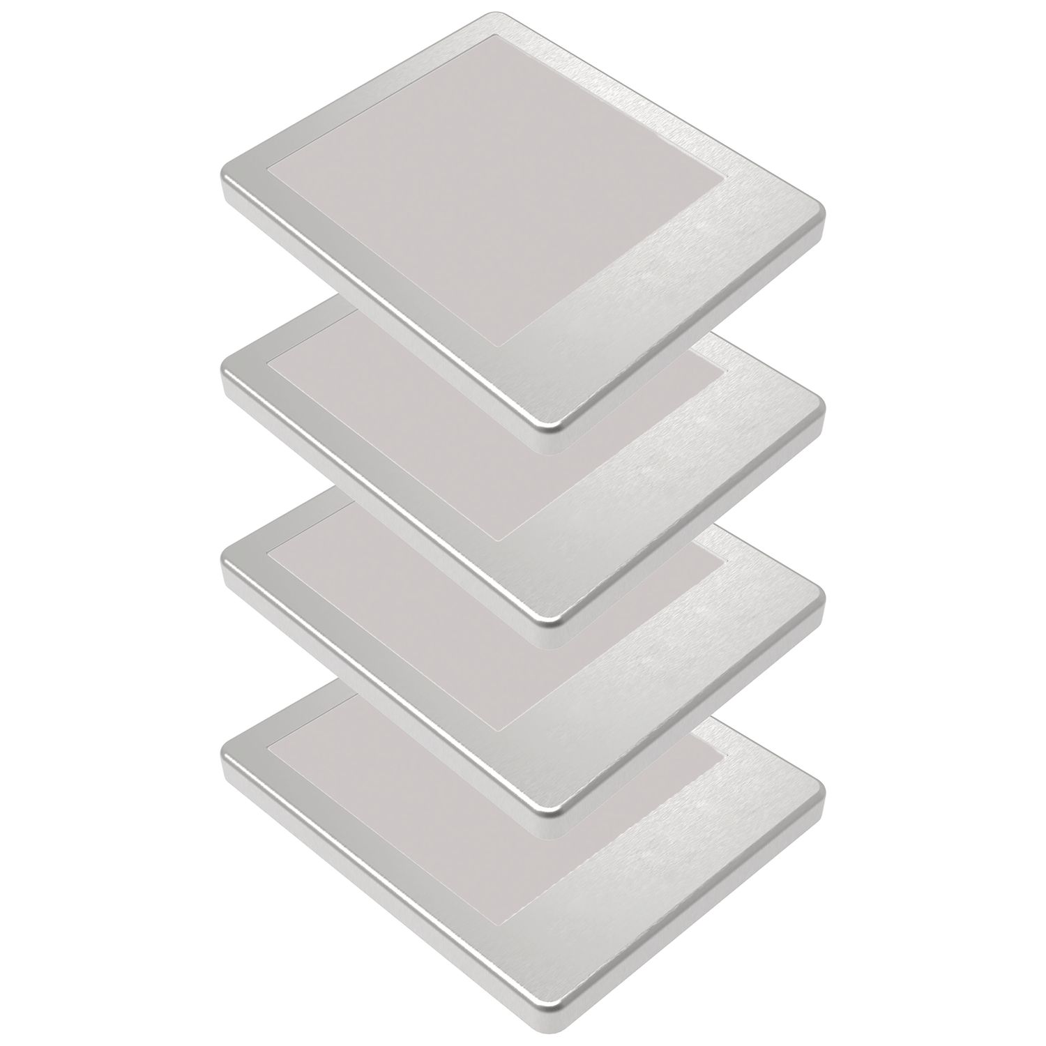 Sensio Horizon Pro Rectangular LED Under Cabinet Lights Steel 14.4W 250lm 4 Pack (681PE)