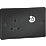 Knightsbridge  13A 1-Gang DP Switched Lockable Socket Matt Black  with Black Inserts