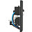 Knightsbridge  13A 1-Gang DP Switched Lockable Socket Matt Black  with Black Inserts
