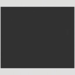 Splashback  Black Self-Adhesive Glass Kitchen Splashback 900mm x 750mm x 6mm