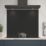 Splashback  Black Self-Adhesive Glass Kitchen Splashback 900mm x 750mm x 6mm