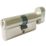 Smith & Locke  6-Pin Cylinder Thumbturn Lock 45-50 (95mm) Satin Nickel