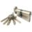 Smith & Locke  6-Pin Cylinder Thumbturn Lock 45-50 (95mm) Satin Nickel