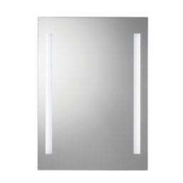 Croydex Horton  Battery-Powered Rectangular Illuminated Mirror With 413lm LED Light 500mm x 700mm