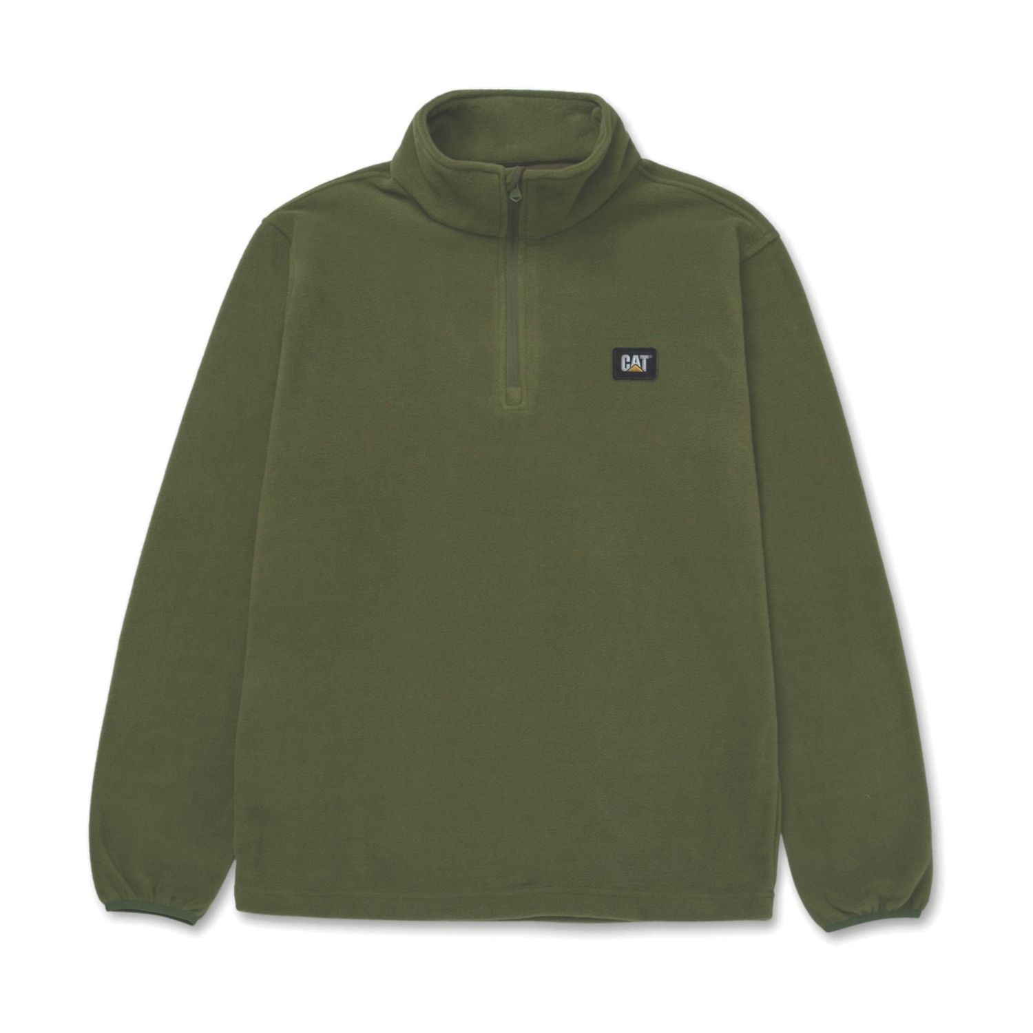 CAT Quarter Zip Microfleece Green Medium 38" Chest (681XK)