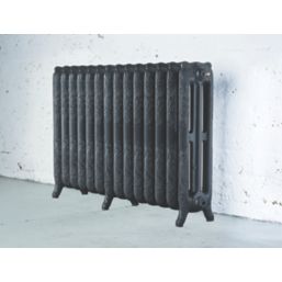 Arroll 760mm x 1154mm 6879BTU Pewter Cast Iron 3 Column Radiator