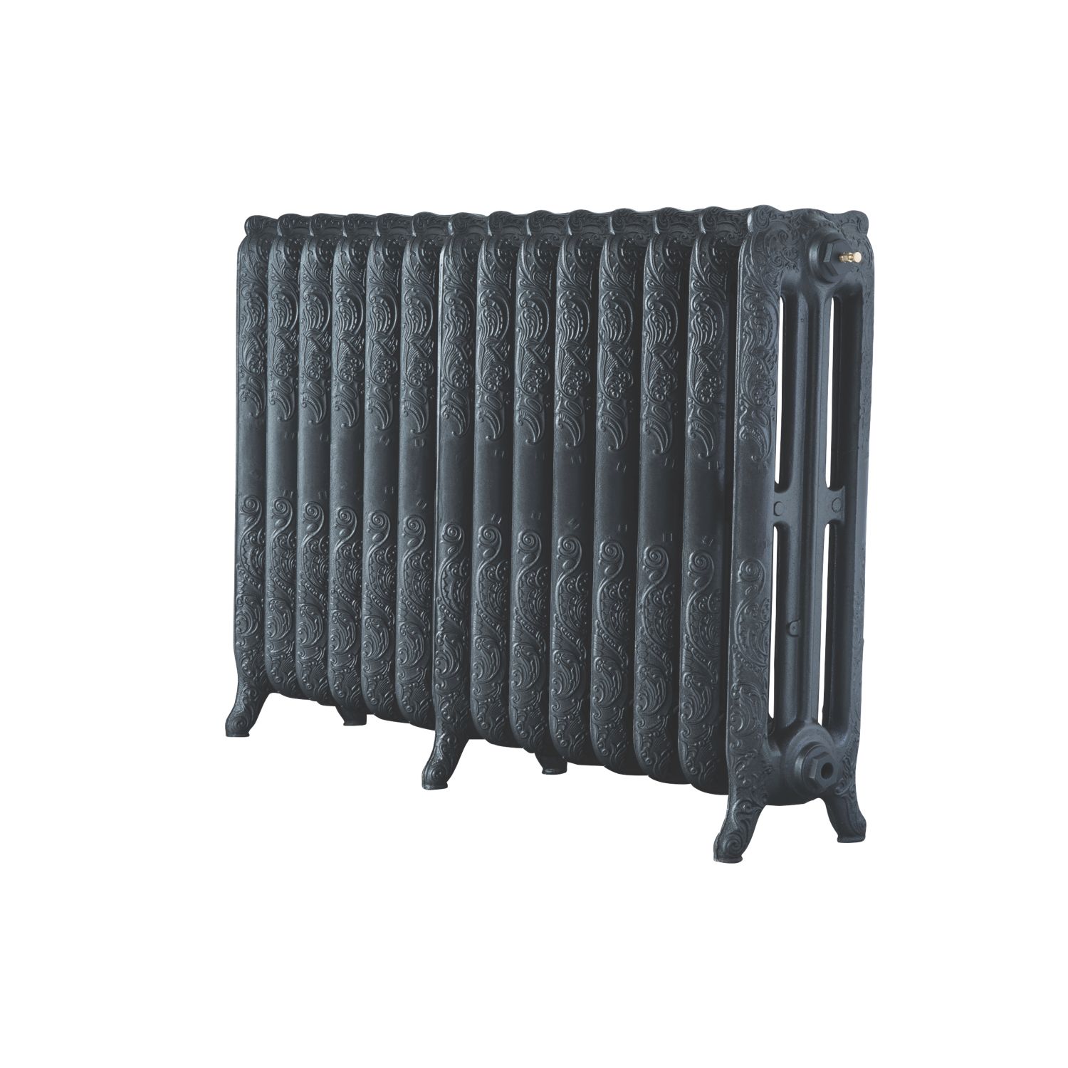 Arroll 760mm x 1154mm 6879BTU Pewter Cast Iron 3 Column Radiator (6824P)