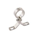 Essentials  22mm Saddle Clips Chrome 5 Pack