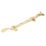 Smith & Locke Victorian Casement Stay Polished Brass 250mm