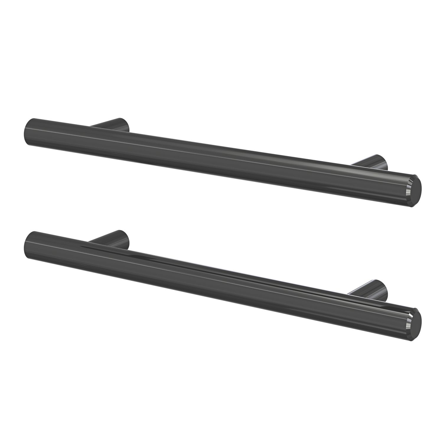 Essentials Annatto T Bar Handles Titanium 188mm 2 Pieces (682AA)