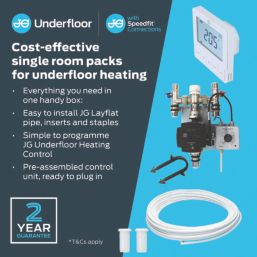 JG Speedfit Single Room Underfloor Heating Pack 20m²