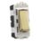 Knightsbridge  20AX Grid Intermediate Switch Brushed Brass