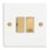 Varilight  13A Switched Fused Spur  Chalk White with Colour-Matched Inserts