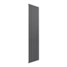 Reina Flat Single 1800mm x 440mm 3040BTU Anthracite Vertical Designer Radiator