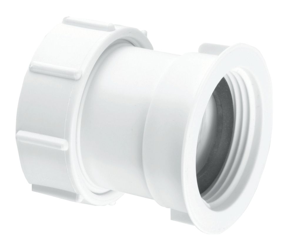McAlpine S29 Compression Connection Straight Connector White 32mm x ...