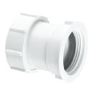 McAlpine S29 Compression Connection Straight Connector  White 32mm x 32mm