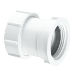 McAlpine S29 Compression Connection Straight Connector  White 32mm x 32mm
