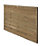 Forest Europa Single-Slatted  Garden Fence Panel Natural Timber 6' x 4' Pack of 4