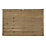 Forest Europa Single-Slatted  Garden Fence Panel Natural Timber 6' x 4' Pack of 4