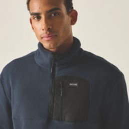 Regatta Frankie Half Zip Fleece Navy/Black  2X Large 46-48" Chest