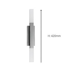 Eglo Alcudia 420mm LED Bathroom Mirror Light Chrome 5.5W 1200lm