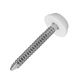 FloPlast Pins White Head A4 Stainless Steel Shank 2mm x 30mm 250 Pack