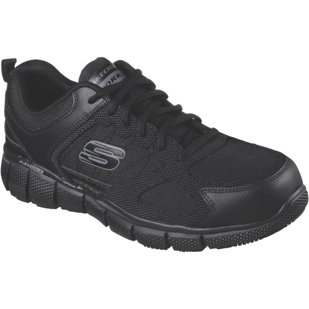 Skechers Telfin Sanphet Metal Free Non Safety Shoes Black Size 10 ...