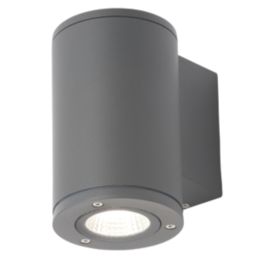 Zink Mizar Outdoor LED Wall Light Fitting Anthracite 10W 740lm