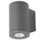 Zink Mizar Outdoor LED Wall Light Fitting Anthracite 10W 740lm