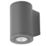 Zink Mizar Outdoor LED Wall Light Fitting Anthracite 10W 740lm