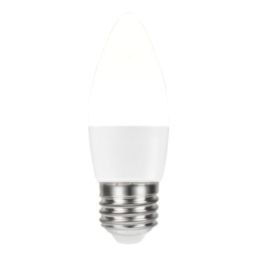 Essentials  E27 Candle LED Light Bulb  470lm 4.2W 4 Pack